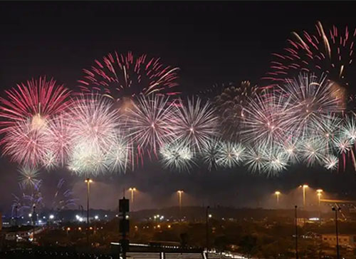 抚顺县焰火晚会